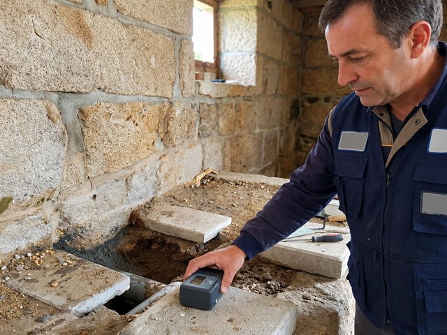 Así detectamos el gas radón en casas de piedra de A Pobra do Caramiñal