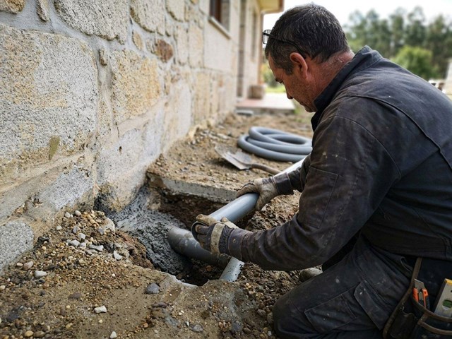 Así son nuestros trabajos de eliminación de gas radón en viviendas de Boiro