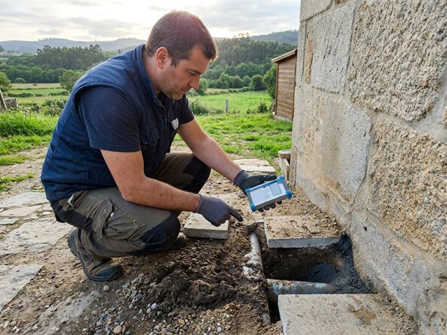 Especialistas en medición de gas radón en viviendas rurales de Fornelos de Montes