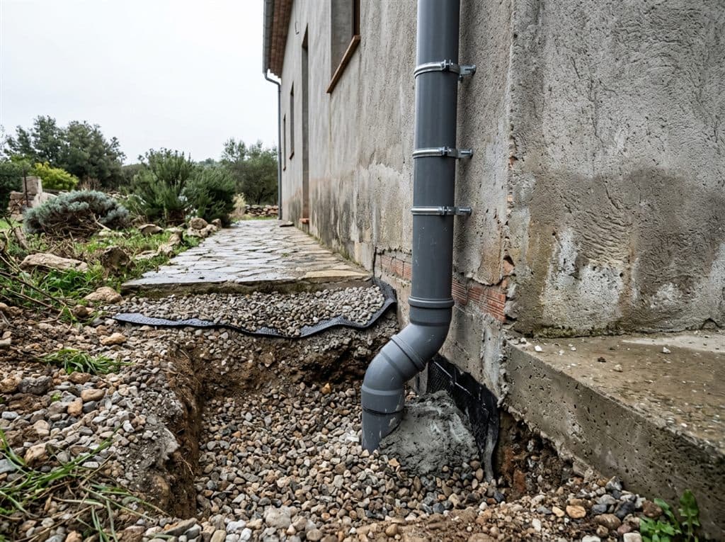 Captación de gas radón en el subsuelo de un edificio en Pontevedra